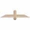 Ekena Millwork Eugene Smooth Timber Gable Bracket, Douglas Fir, 36"W x 9"H x 3 1/2"D x 3 1/2"F, 6/12 Pitch GBW036X09X0404EUG00SDF - alternate 1